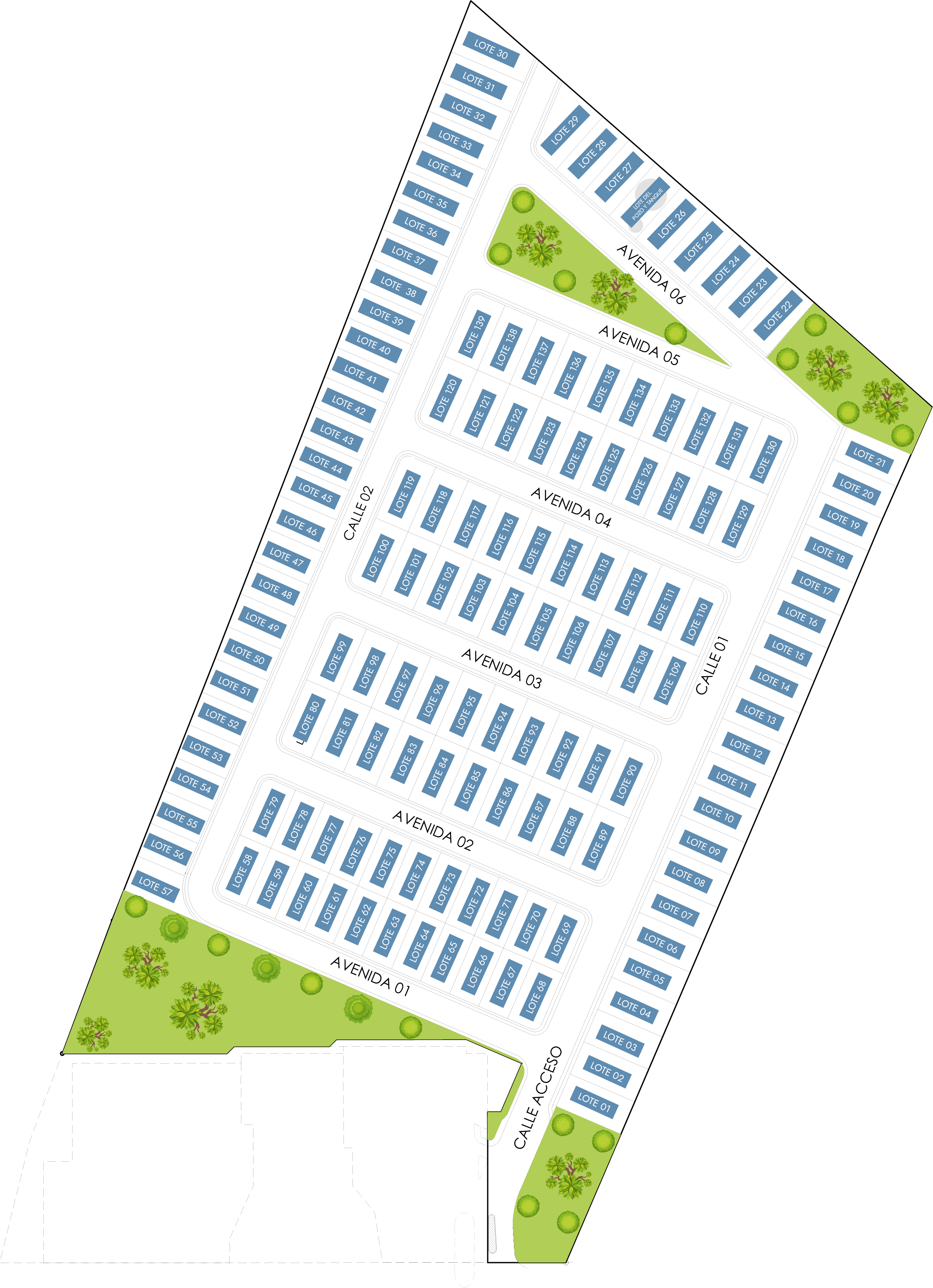 Plano de Urbanización El Molino
